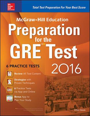 McGraw-Hill Education preparation for the GRE test 2016