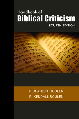 Handbook of biblical criticism