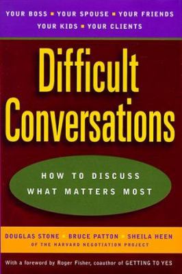 Difficult conversations : how to discuss what matters most