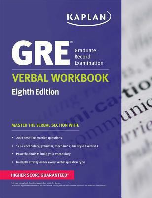 GRE, Graduate Record Examination, verbal workbook