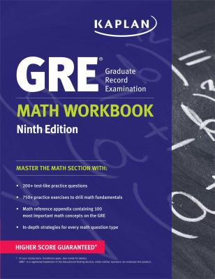 GRE, Graduate Record Examination, math workbook.
