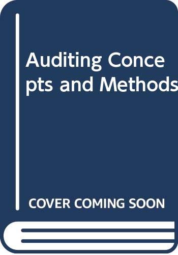 AUDITING CONCEPTS AND METHODS