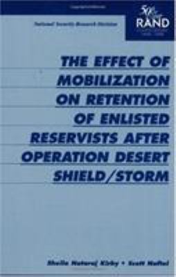 The effect of mobilization on retention of enlisted reservists after Operation Desert Shield/Storm