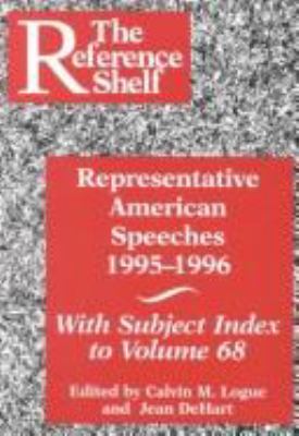 Representative American Speeches,  1995-1996