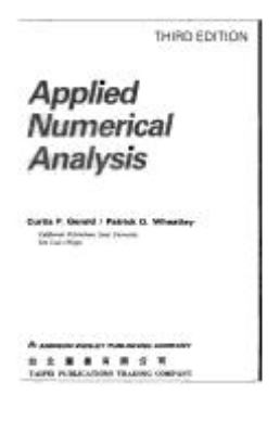 APPLIED NUMERICAL ANALYSIS