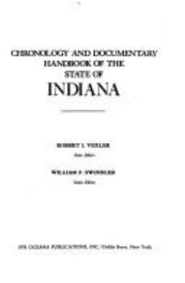 Chronology and documentary handbook of the State of Indiana